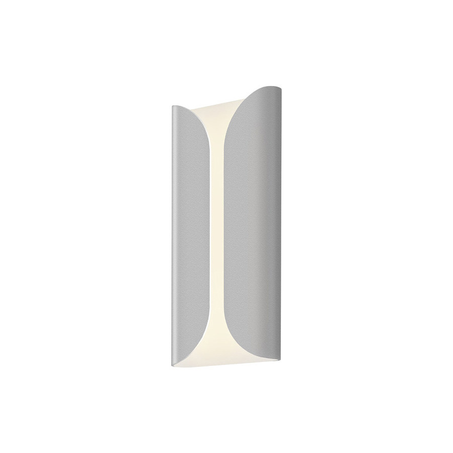 Sonneman Folds LED Sconce - Textured Gray, Tall