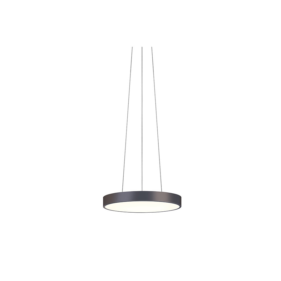 Sonneman Pi LED Pendant - Black Bronze, 16", 3000K