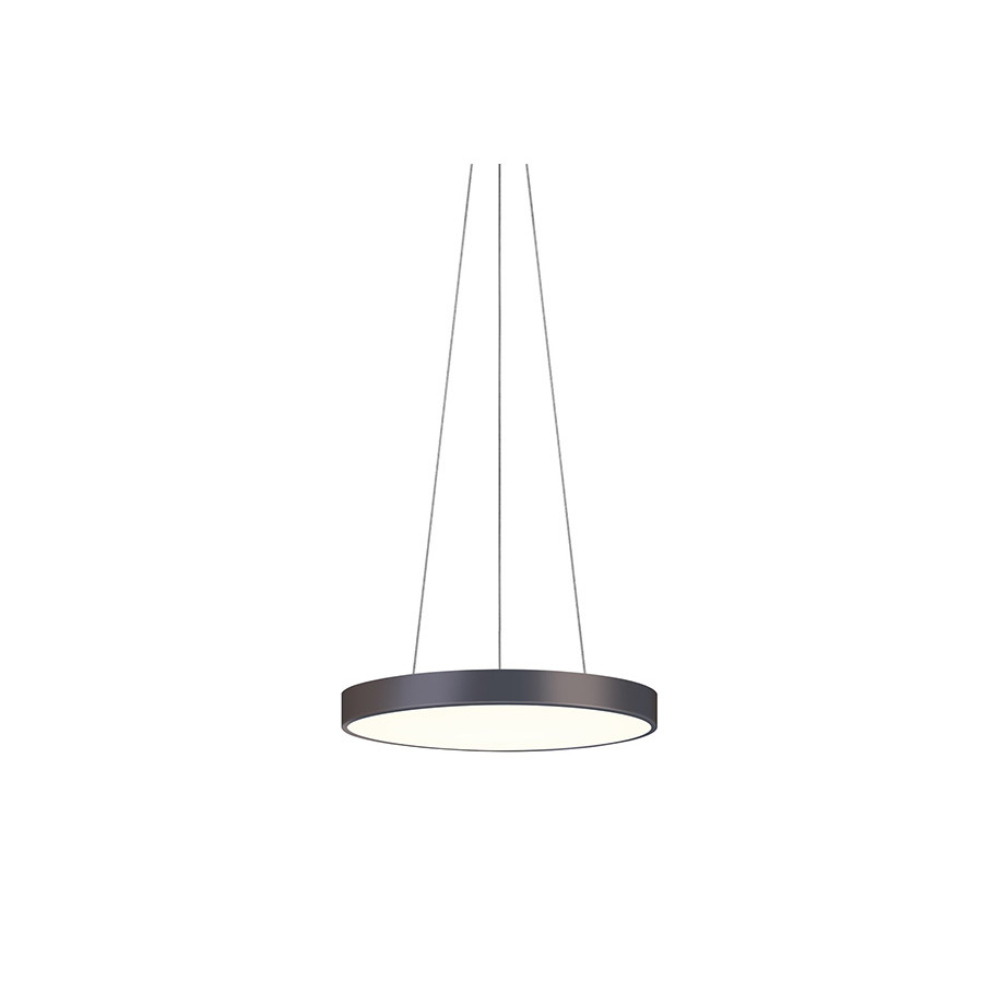 Sonneman Pi LED Pendant - Black Bronze, 20", 3000K