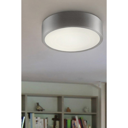 Sonneman Pi LED Surface Mount - Bright Satin Aluminum, 8", 3000K