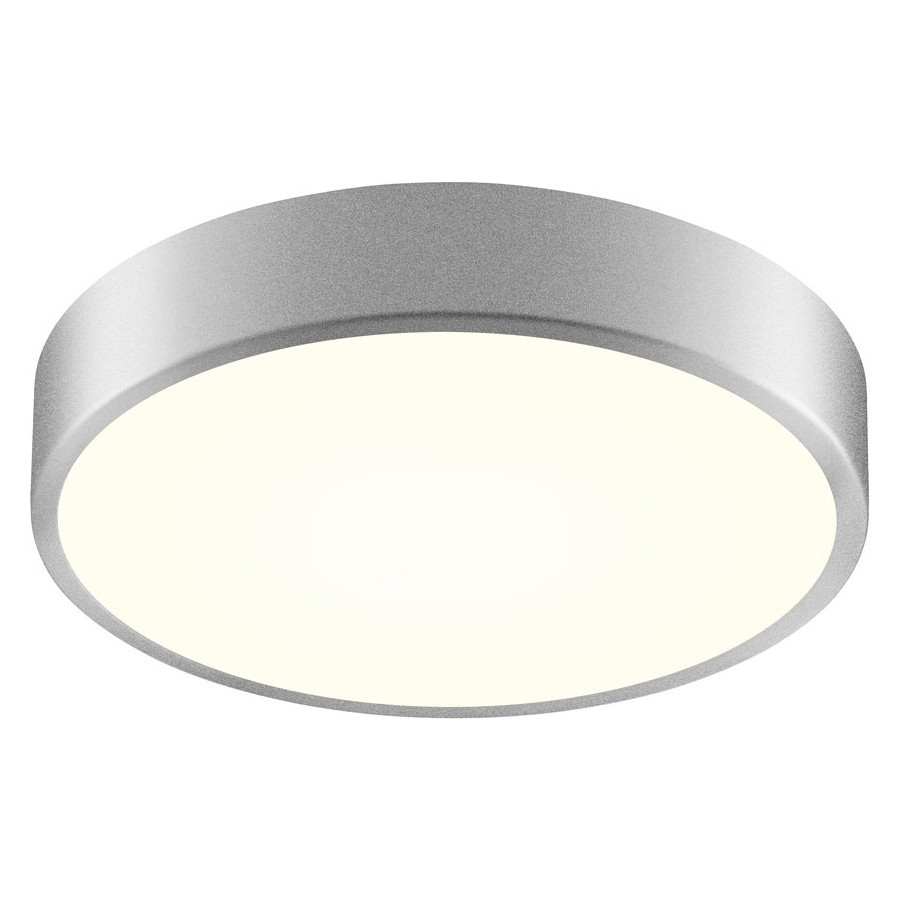 Sonneman Pi LED Surface Mount - Bright Satin Aluminum, 12", 3000K