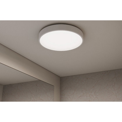 Sonneman Pi LED Surface Mount - Textured White, 16", 3000K