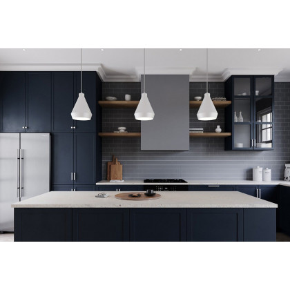 Sonneman Koma Taisho Pendant - Satin White, E26