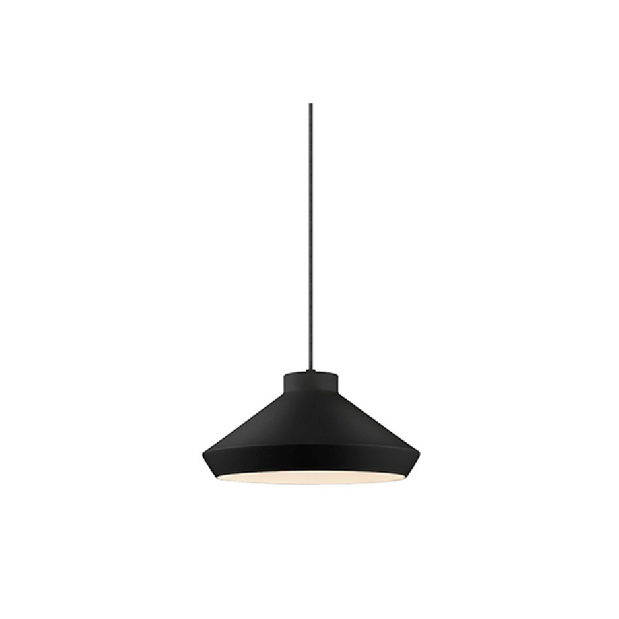 Sonneman Koma Meiji Pendant - Satin Black, E26