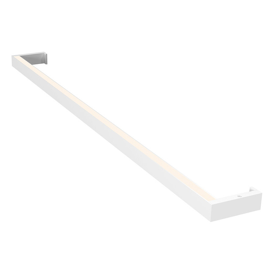 Sonneman Thin-Line LED Wall Bar - Satin White, 3" One-Sided, 3000K