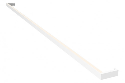 Sonneman™ Thin-Line LED Wall Bar - Bright Satin Aluminum, 6" One-Sided, 3000K
