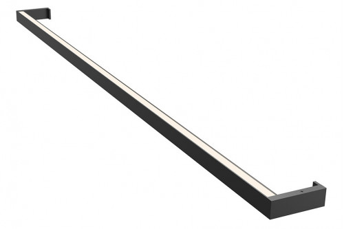 Sonneman™ Thin-Line LED Wall Bar - Satin Black, 4" One-Sided, 3000K