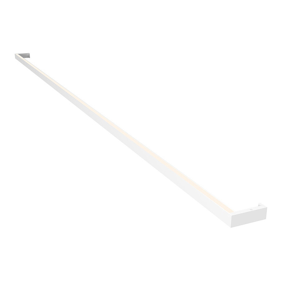 Sonneman Thin-Line LED Wall Bar - Satin White, 8" Two-Sided, 3000K