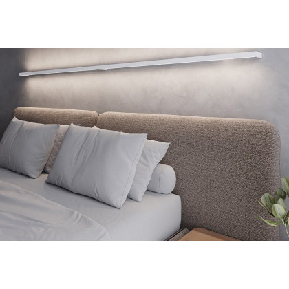 Sonneman Thin-Line LED Wall Bar - Satin White, 8" Two-Sided, 3000K