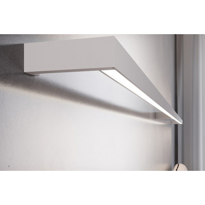 Sonneman Thin-Line LED Wall Bar - Satin White, 8" Two-Sided, 3000K