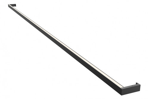 Sonneman™ Thin-Line LED Wall Bar - Satin Black, 8" Two-Sided, 3000K