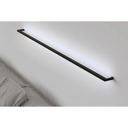 Sonneman Thin-Line Indirect LED Wall Bar - Satin Black, 6", 3000K