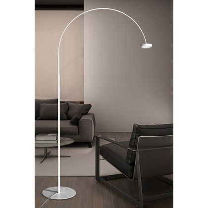 Sonneman Pluck LED Floor Lamp - Satin White, Small
