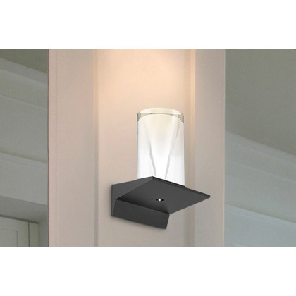 Sonneman Votives LED Sconce - Satin Black, .25" height x 2.25" diameter