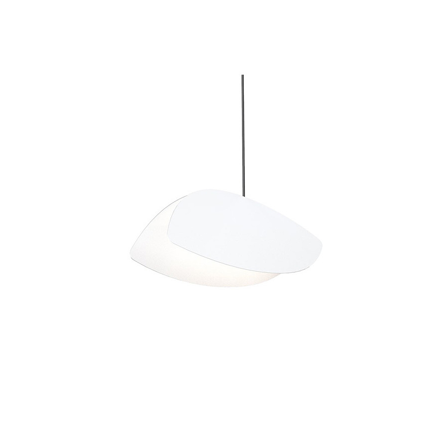 Sonneman Papillons LED Single Pendant - Satin White Shade, Standard Single Pendant