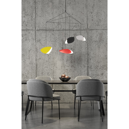 Sonneman Papillons LED Chandelier - Assorted Shade Colors, 4-Light Standard