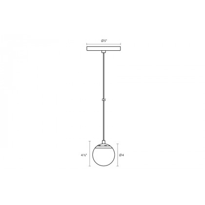 Sonneman - Champagne Bubbles LED Single Pendant