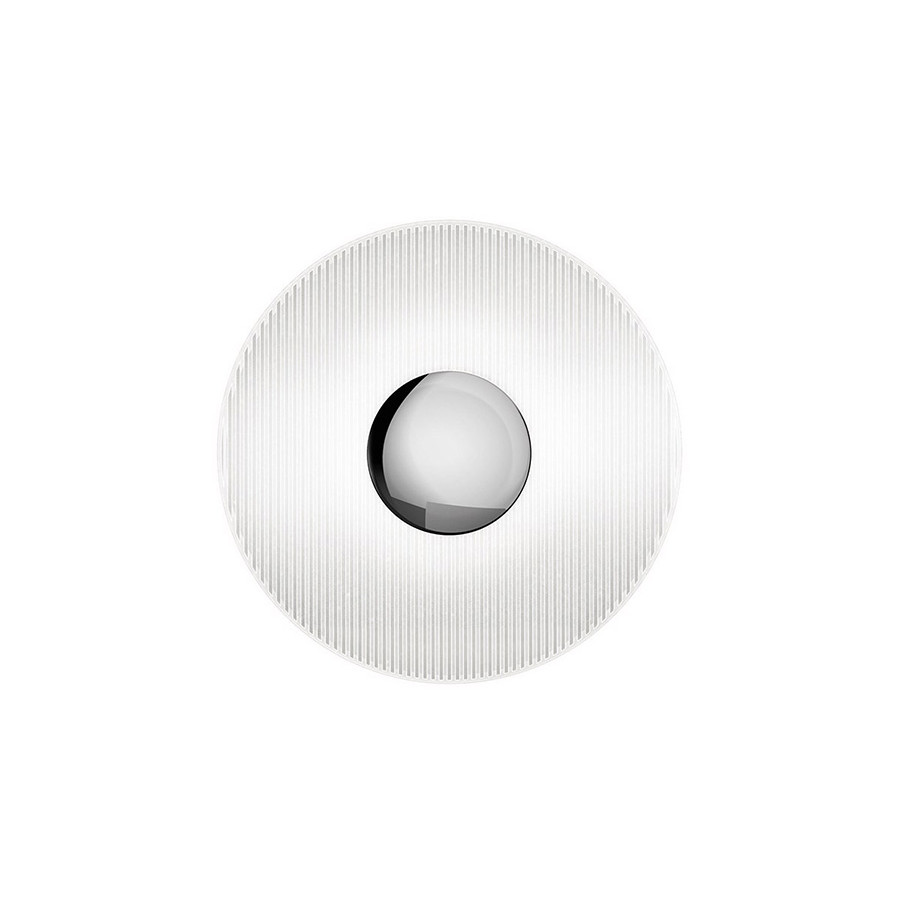 Sonneman Meclisse LED Sconce - Polished Chrome, Etched Glass