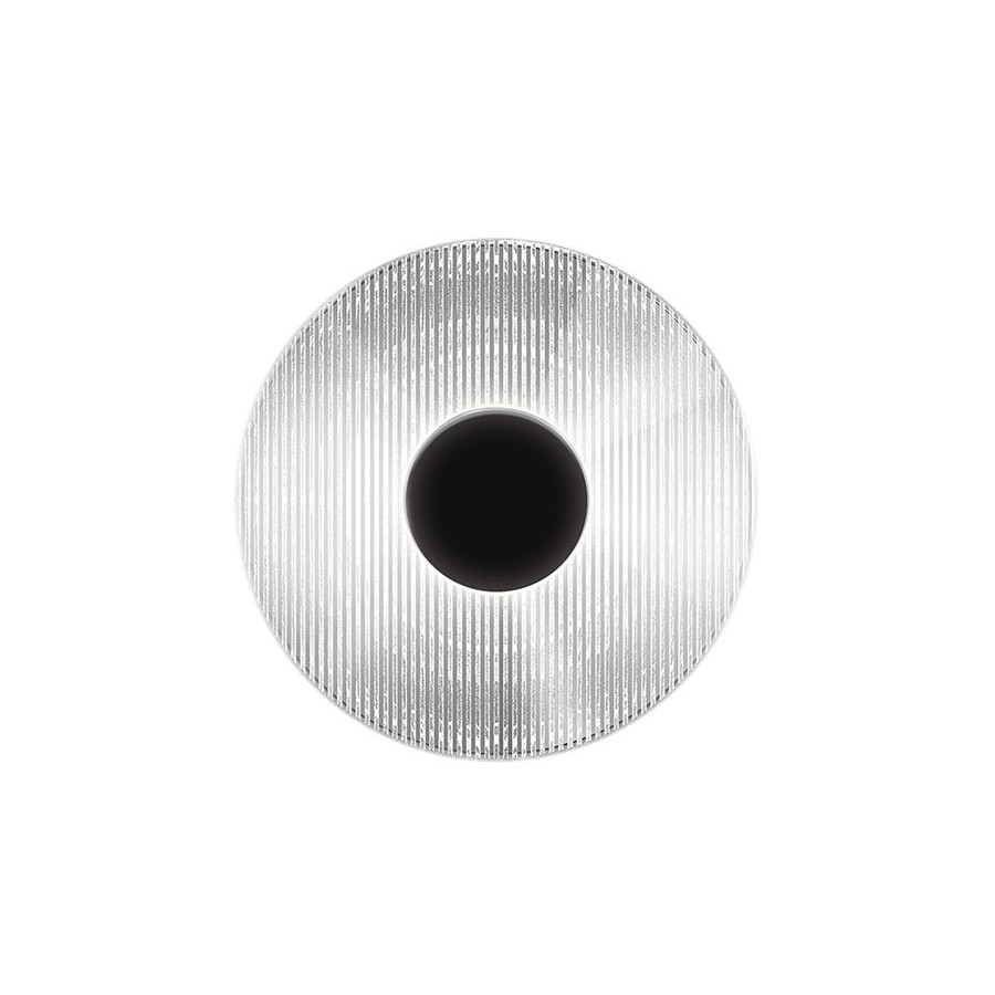 Sonneman Meclisse LED Sconce - Satin Black, Clear Glass