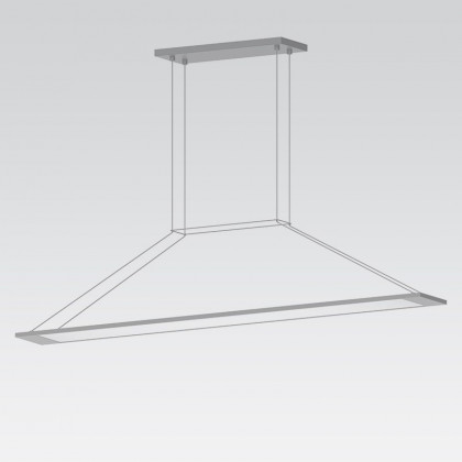 Sonneman Perfile LED Pendant - Bright Satin Aluminum
