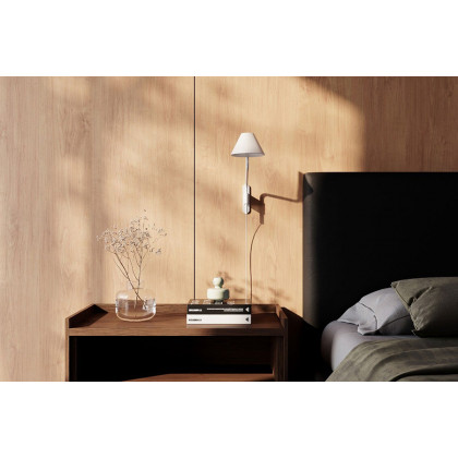 Sonneman Pitch Wall Lamp - Satin White, Standard
