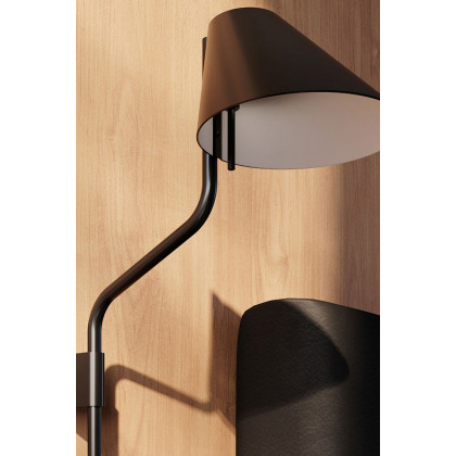Sonneman Pitch Wall Lamp - Satin Black, Standard