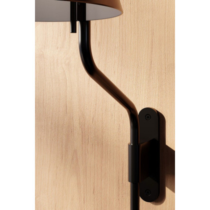 Sonneman Pitch Wall Lamp - Satin Black, Standard