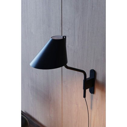 Sonneman Pitch Wall Lamp - Satin Black, Standard