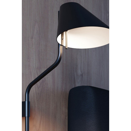 Sonneman Pitch Wall Lamp - Satin Black, Standard