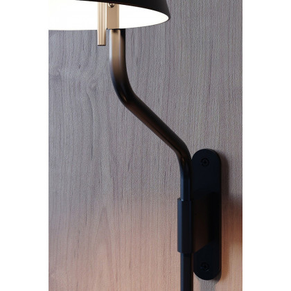 Sonneman Pitch Wall Lamp - Satin Black, Standard