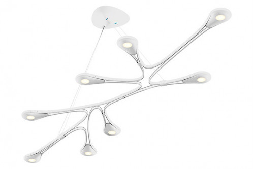 Sonneman™ Abstraction LED Pendant - Satin White, Linear