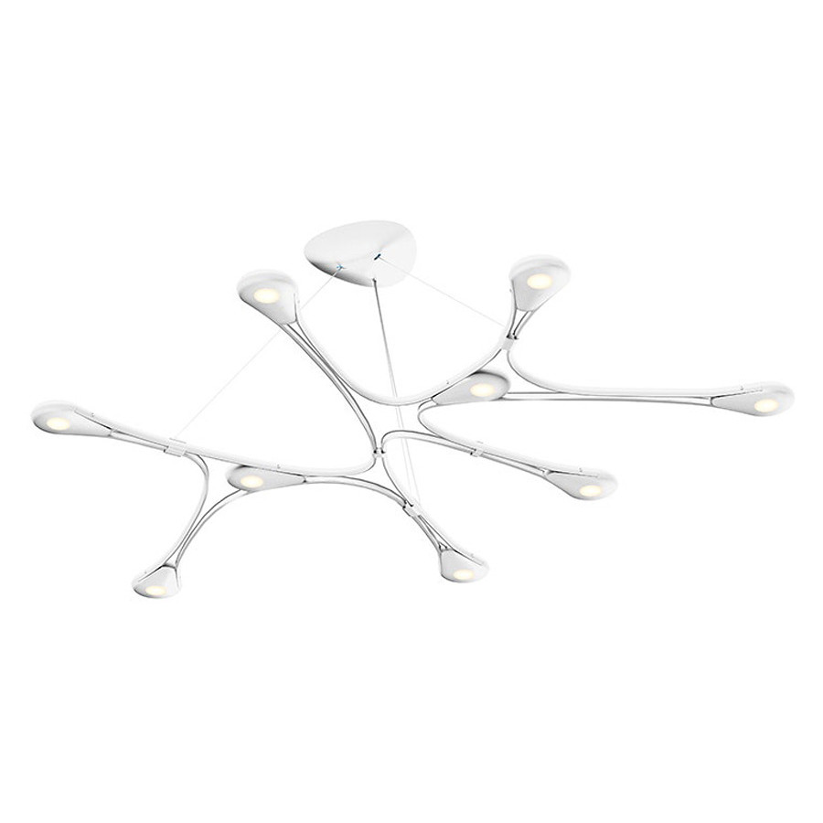 Sonneman Abstraction LED Pendant - Satin White, Standard