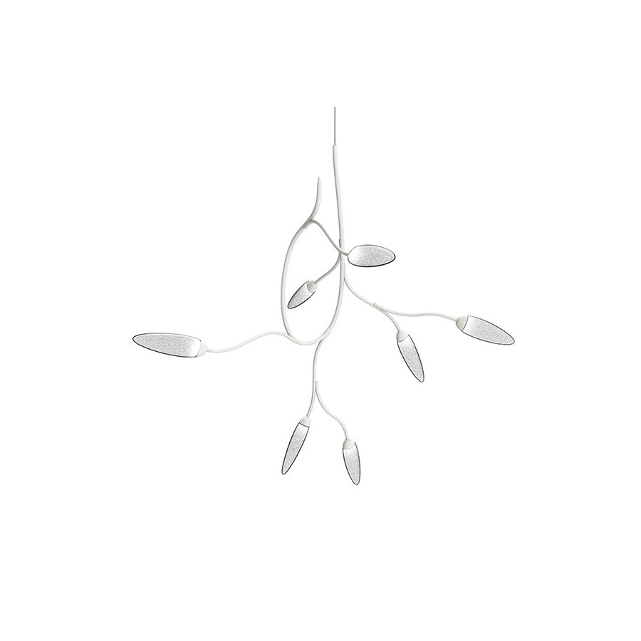 Sonneman Vines LED Chandelier - Satin White, Small