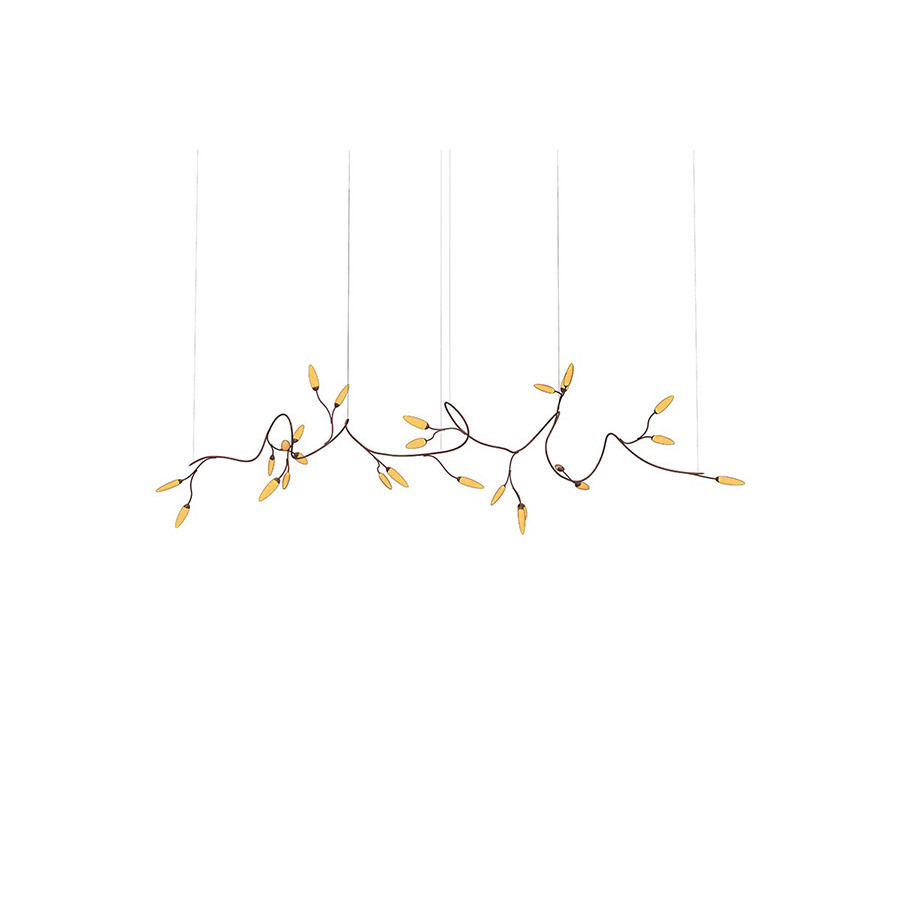 Sonneman Vines LED Chandelier - Coffee Bronze, Large
