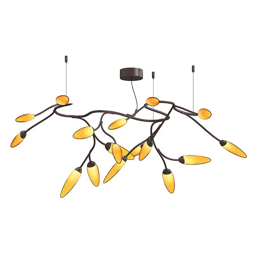 Sonneman Vines Semi-Flush Mount - Coffee Bronze