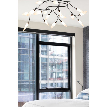 Sonneman Vines Semi-Flush Mount - Coffee Bronze