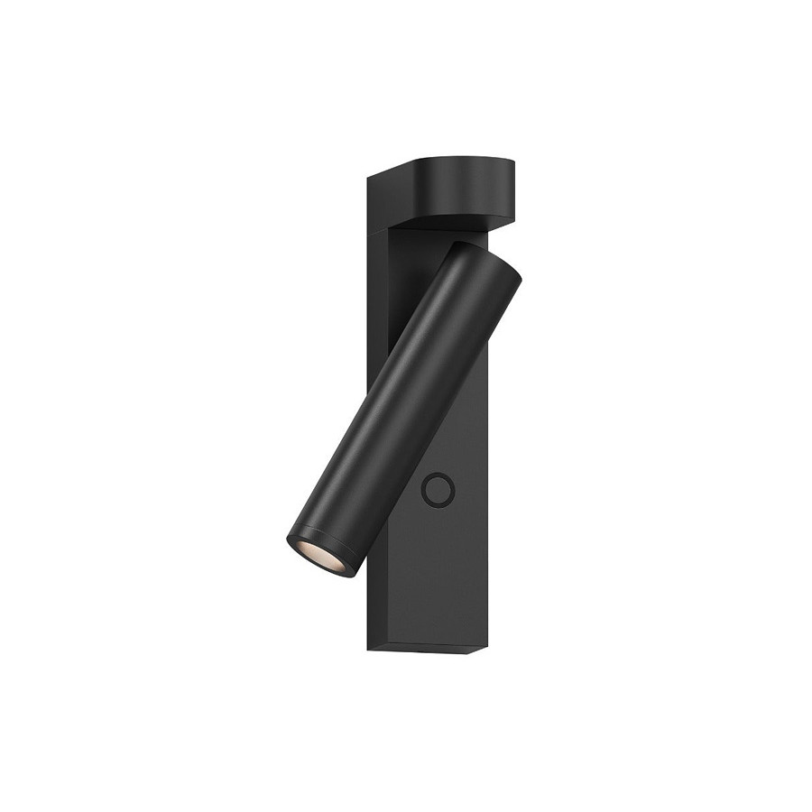 Sonneman Haim Aimable Wall Lamp - Textured Black, Single, With Uplight