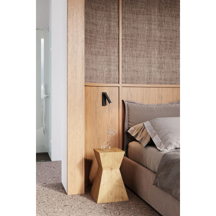 Sonneman Haim Aimable Wall Lamp - Textured White, Double, With Uplight