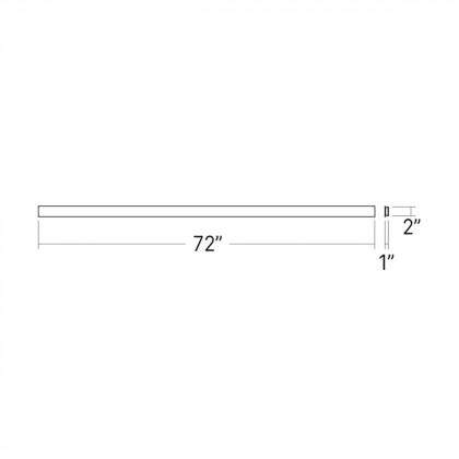 Sonneman Lithe 2-Sided Wall Lamp - 4', Textured White