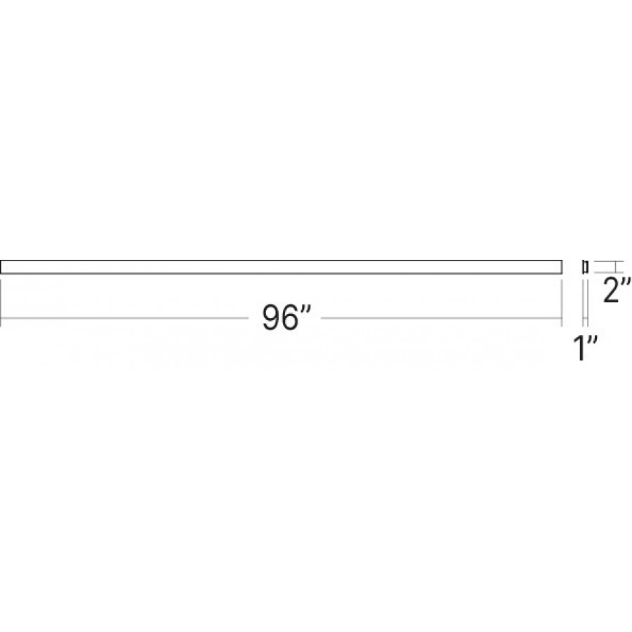 Sonneman Lithe 2-Sided Wall Lamp - 8', Natural Anodized