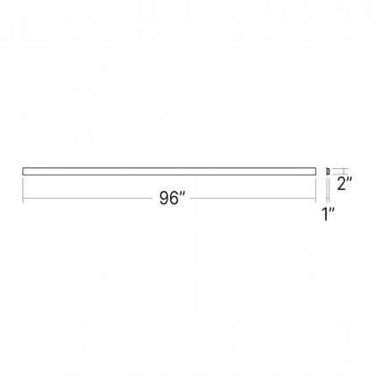 Sonneman Lithe 2-Sided Wall Lamp - 8', Textured Black
