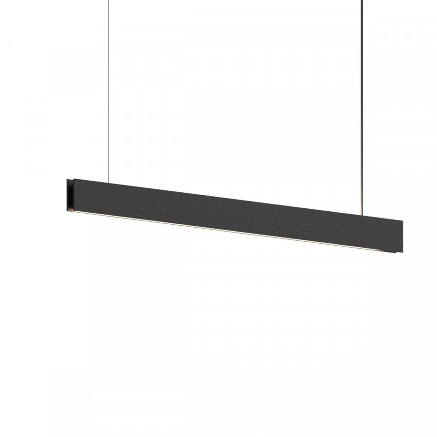 Sonneman Lithe 2-Sided Pendant - 3', Textured Black