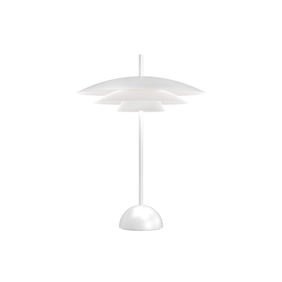 Sonneman Shells Table Lamp - Satin White