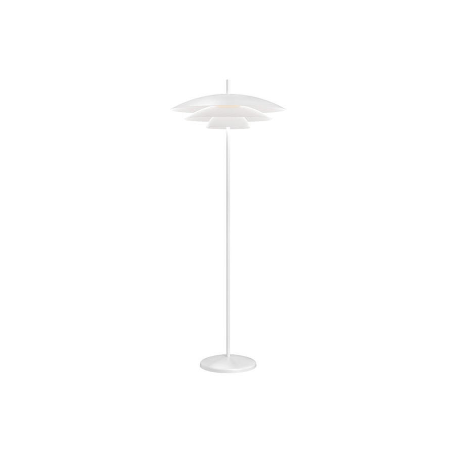 Sonneman Shells Floor Lamp - Satin White, Large