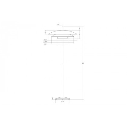 Sonneman Shells Floor Lamp - Satin White, Large