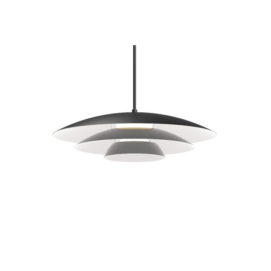 Sonneman Shells Pendant - Satin Black, Small