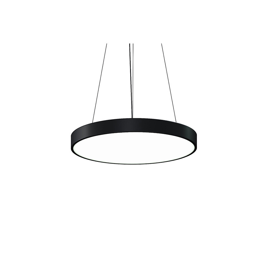 Sonneman Pi LED Pendant - Satin Black, 24", 3500K