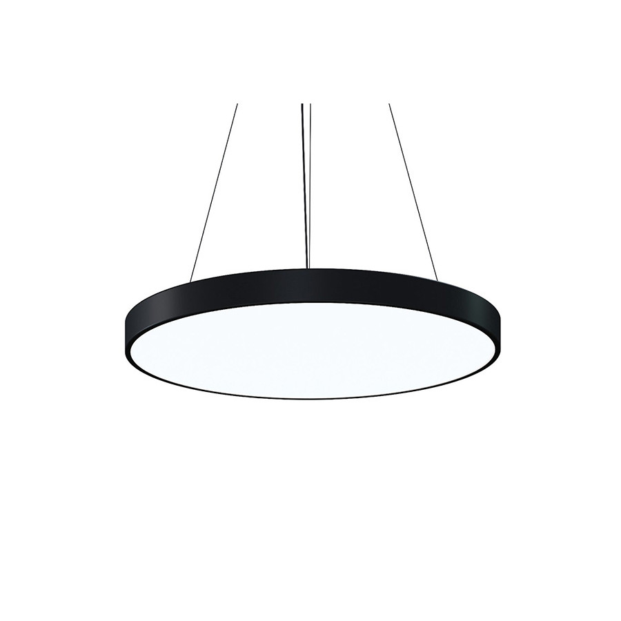 Sonneman Pi LED Pendant - Satin Black, 30", 3000K