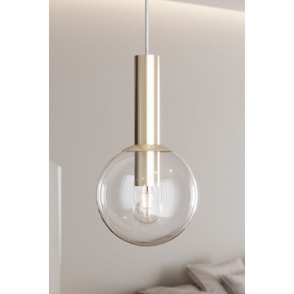 Sonneman Bubbles Single Pendant - Polished Nickel, 8" 1-Light