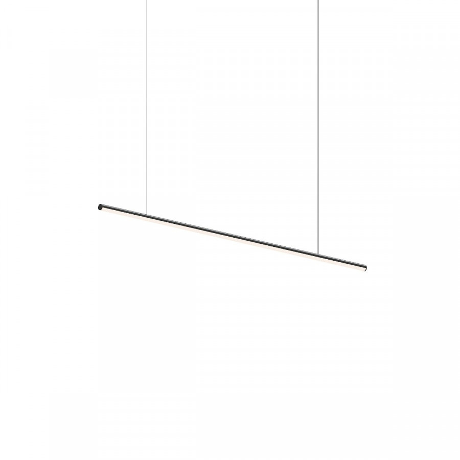 Sonneman Fino Pendant - 48", Satin Black, 3000K